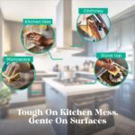 Cleevo Kitchen Cleaner Spray- 1L Bottle Pack | Natural Plant-Based Cleaning Spray for Tough Stains, Gas Stove, Countertop, Chimney | Grease & Grime Remover | All-in-One Kitchen Surface Cleaner - Image 4