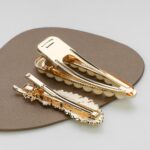 Annacreations 11 Pcs Korean Fashion Style Pearl Rhinestone Metal Hair Clips Hair Pin Stylish Hair Accessories Jewellery For Women's And Girls - Image 4