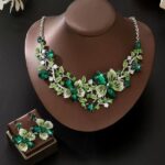 Shining Diva Fashion Necklace Jewellery Set for Women Latest Stylish Design Fancy Crystal - Image 3