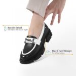 YOHO Stella 001 Slip-on Loafers for Women | Comfortable & Stylish Block Heel | Fashion Moccasins with Footpharma Footbed | Perfect for Casual, Formal Shoe - Image 3