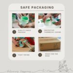 The Earth Store Tritone Grey Ovule Shape Cup Set of 6 for Tea, Microwave and Dishwasher Safe, Perfect for Every Occasion Capacity - 190 ml Each - Image 8