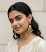 Mehendi Polish Earrings – Traditional Design for Women - Image 5