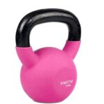 Amazon Brand - Symactive Neoprene Coated Kettlebell (Black,Pink) - Image 2