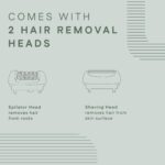 Winston Rechargeable Body Epilator and Shaver for Women Facial Hair Remover Machine | Mini Portable Electric Body Shaver | Bikini Trimmer - 90 min Runtime - Image 2