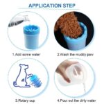 RvPaws Dog Paw Cleaner, Dog Paw Washer Cup, 2 in 1 Portable Silicone Pet Cleaning Brush Feet Cleaner for Dogs Grooming with Muddy Paw,Dog Foot Cleaner for Large Dog, Pet Gifts for Dogs Owners (Small) - Image 5