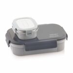 WARMEO MICROMATE Microwave-Safe Stainless Steel Lunch Box, Bpa Free, Perfect for Office, School, Travelling, Combo(800ml+150 ml),Green - Image 14