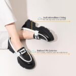 YOHO Stella 001 Slip-on Loafers for Women | Comfortable & Stylish Block Heel | Fashion Moccasins with Footpharma Footbed | Perfect for Casual, Formal Shoe - Image 5