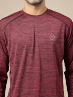 CHKOKKO Men's Round Neck Full Sleeve Regular Fit Lightweight Quick Dry Activewear Gym T Shirt for Workout Training Running and Activities - Image 6