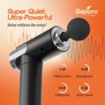 Massager Gun for Pain Relief, Deep Tissue Percussion Massage, Full Body Sports Massager, 99 Speed Settings & 3 modes, Digital Display, Multiple Attachments Muscle Recovery, Type-C charging - Image 3