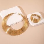 Shining Diva Fashion Latest Stylish Design Fancy Bracelet Necklace Jewellery Set for Women (16522s) - Image 4