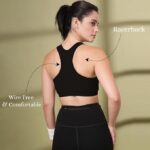 CHKOKKO Women's Blended Padded Non-Wired Sports Bra - Image 3