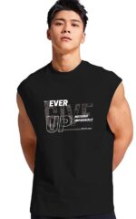 JUARI BE A GENTLEMAN Men's Sleeveless Tank Top – Premium Cotton Blend Muscle Fit Gym Vest | Casual Summer Workout Shirt | Breathable & Lightweight Fitness Wear for Bodybuilding, Running & Daily Use - Image 7