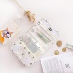 Mossio Polyester Compact Business Toiletry Kit Personal Organizer Handbag (Pink Striped, 8 Cm, Large) - Image 18