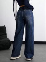 Nifty Women's Denim Stretchable High Waist Baggy Jeans for Women - Image 7