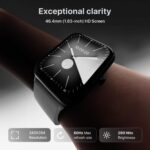 Fire-Boltt Ninja Call Pro Max Bluetooth Calling Smart Watch, 2.01" HD Display, 120+ Sports Modes, Health Suite, AI Voice Assistance, SpO2 & Heart Rate Monitor Smartwatch for Men & Women - Black - Image 15