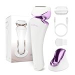 Electric Body Shaver Trimmer for Women - BEAUTYCARE Cordless Razor for Women Portable Lady Shaver for Legs, Arm, Underarms, Bikini, USB Rechargeable, Wet & Dry Waterproof Bikini Trimmer for Woman, Purple - Image 7