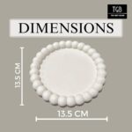 Small Bubble Trinket Tray - Handmade Concrete Jewelry & Makeup Organizer | Multipurpose & Stylish Display Stand for Jewellery, Perfume, Watch (Big) - Image 6