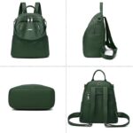 Anti-Theft Cross Leather Backpack & Purse for Women | Shoulder Bag for Women and Girls | College Bag for Girls | Multipurpose Travel backpack| Durable | Convertible - Image 6