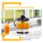 Lifelong Electric Citrus Juicer | Dual Cones & 700 ML Capacity | Electric Juicer Machine for All Fruits | Powerful 40W Motor for Low Noise | Fast Juicing at Home | Compact & Stylish for Daily Use - Image 8