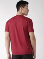 CHKOKKO Men Polyester Solid Quick Dry Half Sleeve Regular Fit Round Crew Neck Active Sportswear Gym T-Shirt for Workout Training Running and Fitness Activities - Image 42