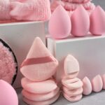 Multi-Shape Makeup Sponge Set | 20 Piece Beauty Puff Collection with Headband and Clean Sponge | Pink, Purple, Beige & Bright Sets | Face Blender Kit for Cream, Liquid & Powder | Aesthetic and Functional Makeup Tool (Brown, 20Pcs) - Image 9