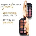Lakme Be-Jewel Multichrome Eyeshadow Palette |10 Rich Shades | Velvety Mattes, Gleaming Shimmers, Marble Tones and High-Impact Foils | - Gilded Glow 12g - Image 2