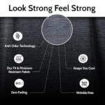 CHKOKKO Men's Round Neck Full Sleeve Regular Fit Lightweight Quick Dry Activewear Gym T Shirt for Workout Training Running and Activities - Image 14