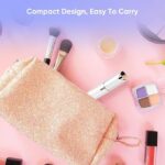 Facial Hair Remover Machine for Women - Face, Chin, Cheek, Eyebrow, Upper Lip Hair Remover, USB RECHARGEABLE Epilator Machine (White) - Image 6