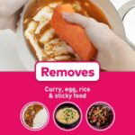 Scotch-Brite Scrub Dots Non-Scratch Sponge, Suitable for Ceramics and Non-Stick Ware, rinses Clean and Stays Odor Free (2 Pieces) - Image 3