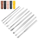 9Pcs Ear Wax Removal Tool Stainless Steel Smooth Earpick Household Men Women Pink | Health Care | Ear Care | Ear Wax Removers - Image 7