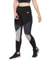 Clovia Women's Slim Fit Mid Rise Slim Polyamide Sports Tights . - Image 3
