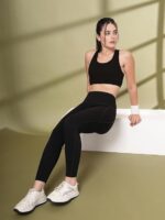 CHKOKKO Women's Blended Padded Non-Wired Sports Bra - Image 6