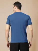 CHKOKKO Men Polyester Solid Quick Dry Half Sleeve Regular Fit Round Crew Neck Active Sportswear Gym T-Shirt for Workout Training Running and Fitness Activities - Image 20