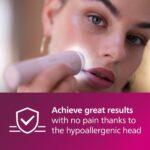 Philips Facial Hair Remover 5000 Series, Personal Groomer for Women, Cordless and Compact |with Hypoallergenic Head, Gentle and Quick Facial Hair Removal | Easy Touch-Ups | BRR454/00 - Image 3