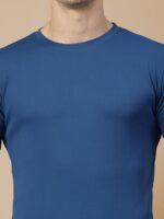 CHKOKKO Men Polyester Solid Quick Dry Half Sleeve Regular Fit Round Crew Neck Active Sportswear Gym T-Shirt for Workout Training Running and Fitness Activities - Image 22