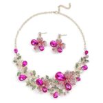 Shining Diva Fashion Necklace Jewellery Set for Women Latest Stylish Design Fancy Crystal - Image 8