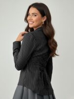 Solid Front Button Long Sleeve Casual Shirt for Women' & Girl's - Image 8