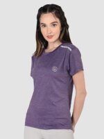 CHKOKKO Womens Active Sportswear Breathable Lightweight Half Sleeve Quick Dry Gym T Shirt Round Crew Neck Regular Fit for Workout Yoga Fitness - Image 10