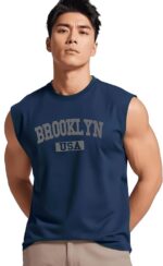 JUARI BE A GENTLEMAN Men's Sleeveless Tank Top – Premium Cotton Blend Muscle Fit Gym Vest | Casual Summer Workout Shirt | Breathable & Lightweight Fitness Wear for Bodybuilding, Running & Daily Use - Image 13
