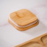 Nestasia Set of 3 Borosilicate Glass Snack Jars with Wooden Tray | Stylish Storage Jars with Bamboo Lids for Masala, Dry Fruits, Nuts, and Snacks | Ideal for Home, Kitchen and Gifting - Image 6