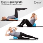 Cockatoo PVC 25 Cm Mini Gym Ball, Exercise Ball, Exercise & Fitness, Blue - Image 2