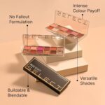 Swiss Beauty Select 12 shades Eyeshadow Palette | Mattes + Shimmers + Metallics | Shade - Slow Days, 10gm | 1 Count - Image 2