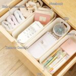 Multipurpose Plastic Storage Box and Organiser for Drawers, Kitchen, Bathroom & Desk | Slim Organizer Bins for Stationery, Makeup, Toys & More | Storage Organiser Pack of 4(26.5x10x9 cm) - Image 6