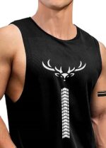 AUSK Men Vest || Gym Tshirt for Men || Karma Printed Sleeveless Regular Fit T Shirt for Mens - Image 10