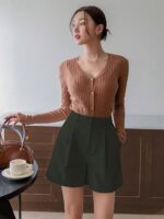 GRECIILOOKS Women’s Western Shorts – Trendy Knee Length Casual Bottoms | Relaxed Fit Summer Shorts for Girls & Women (Available in Plus Size) - Image 12