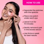 Dot & Key Watermelon Cooling Hydrogel Under Eye Patches for Dark Circles & Puffiness Reduction | With Hyaluronic & Niacinamide | Eye Patches | Instantly Hydrates, & De-Puffs | 60 Patches - Image 5