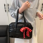 BNF®Japanese Stylish Shoulder Bag PU Leather School Backpack Shopping Bag JK Bag|Clothing, Shoes & Accessories | Womens Handbags & Bags|0 - Image 3