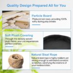 Cat Tree Indoor Climbing Activity Tower with Scratching Posts | Cat-02-Grey | 30x40x66 cm - Image 7