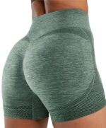 Gym While This Exercise Seamless Yoga Stretch Butt Yoga Sport Fitness Exercise for Women Stretchy Women's High Waist Shapeware Shorts Butt Lift Workout Athletic Tummy Control - Image 12