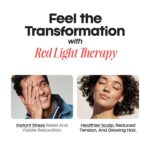 Frizty Scalp Massage | Hair Massager for Hair Growth | Head Massager | Red light for hair | 96 Silicon Kneading Points Detachable Head, Stress Relief (Lavender) - Image 4